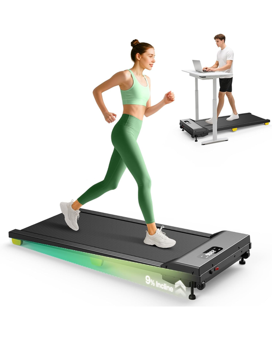 Walking Pad Treadmill with 9% Incline