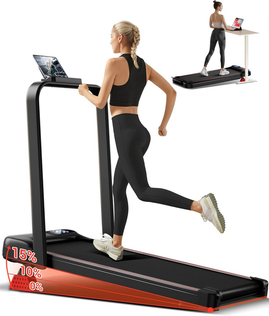 Folding Incline Walking Pad Treadmill
